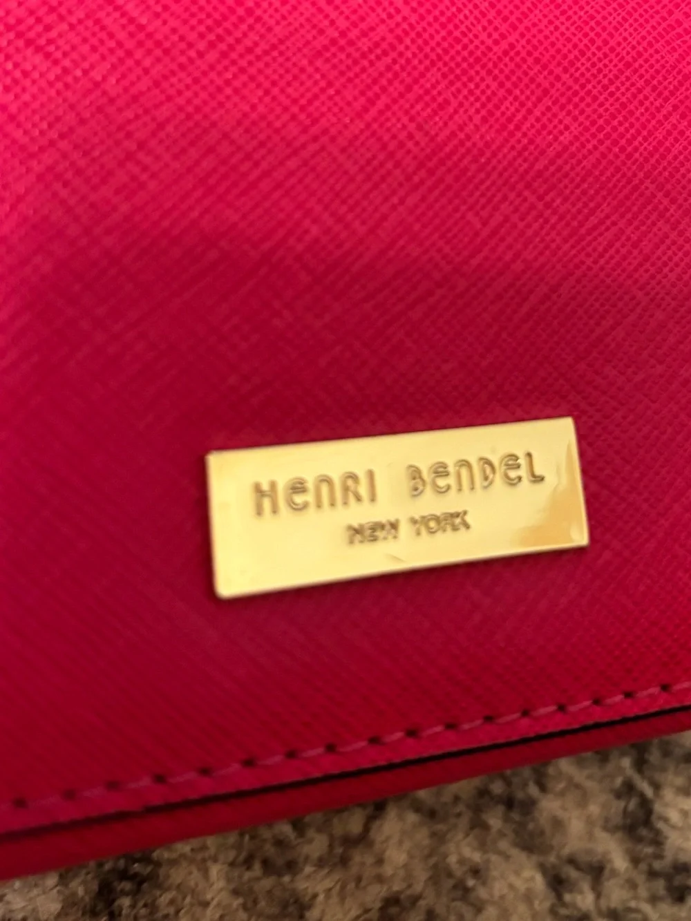 Henri Bendel Hot Pink Jewelry Travel Case